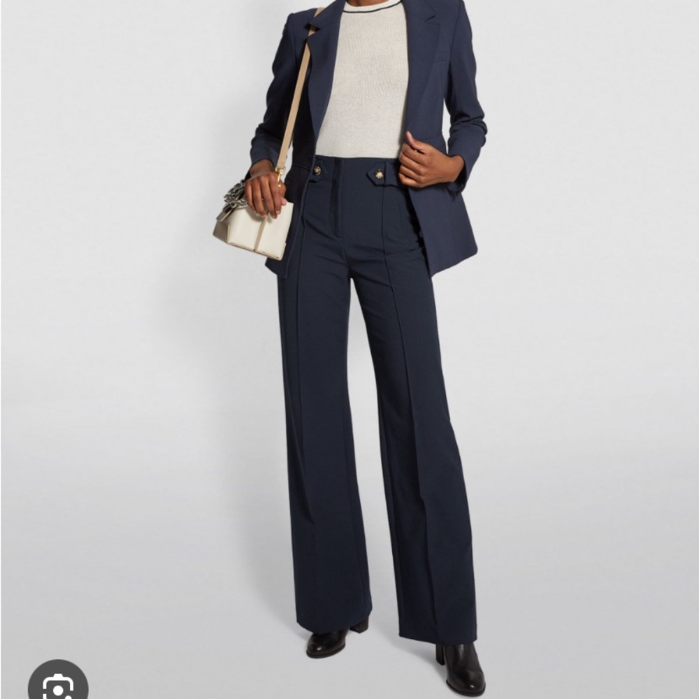 NWT Veronica Beard Roshini Pant, Navy, size 0.